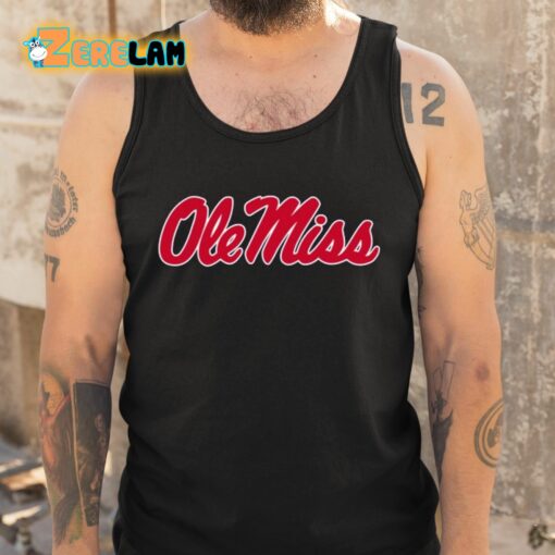 Santana Mcknight Ole Miss Logo Shirt