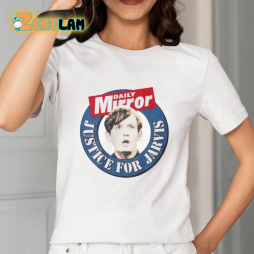 Sara Cox Daily Mirror Justice For Jarvis Cocker Shirt