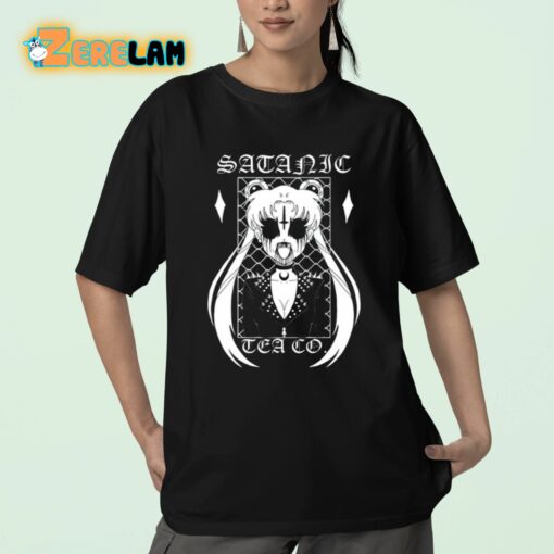 Satanicteaco Blk Mtl Slr Mn Shirt