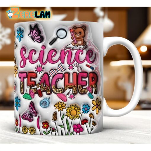 Science Teacher Inflated Mug