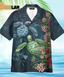 Sea Turtle Tropical Hawaiian Shirt