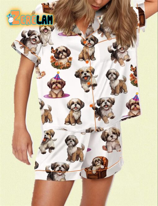 Shih Tzu Charm Pajama Set