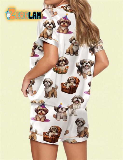 Shih Tzu Charm Pajama Set