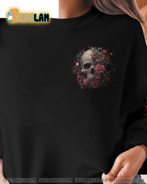 Skull Rose My Give A F Is Broken But My Go F Yourself is Fully Functional Hoodie