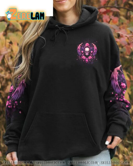 Skull Rose They Whispered To Her You Cannot Withstand The Storm She Whispered Back I Am The Storm Hoodie