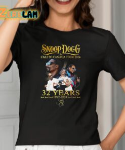Snoop Dogg Cali To Canada Tour 2024 32 Years 1992 2024 Shirt 2 1