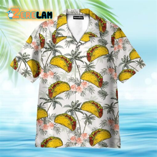 Taco Vintage Tropical Food Hawaiian Shirt
