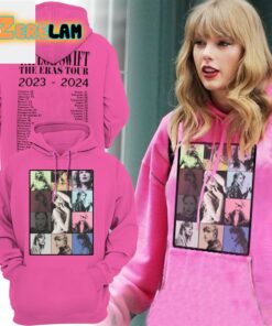 Taylor The Eras Tour 2023-2024 Pink Hoodie