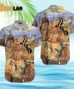 Texas Cowgirls Hawaiian Shirt