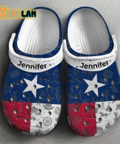 Texas Flag Clogs Crocs