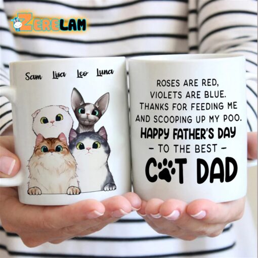 Thanks For Feeding Me And Scooping Up My Poo Mug Father Day