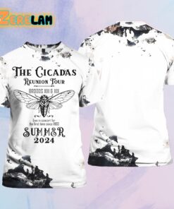 The Cicadas Reunion Tour Summer 2024 Tour Shirt
