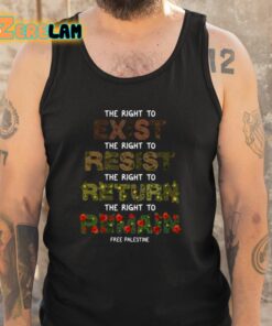The Right To Exist Resist Return Remain Free Palestine Shirt 5 1