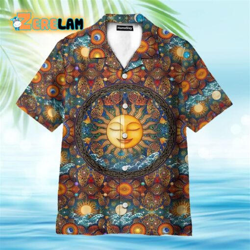 The Sun Energy Hippie Thing Hawaiian Shirt