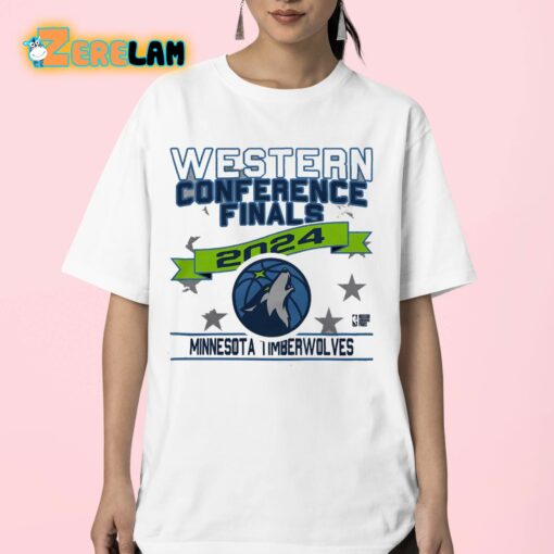 Timberwolves Stadium Essentials 2024 Western Conference Finals Shirt
