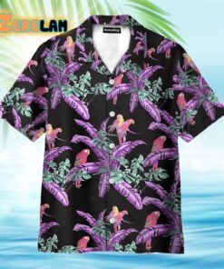 Tom Selleck Magnum Pi Movie Jungle Bird Black Cosplay Costume Hawaiian Shirt