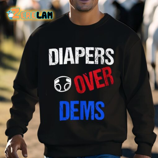Trump Diaper Over Dems Shirt