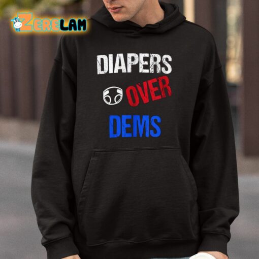 Trump Diaper Over Dems Shirt