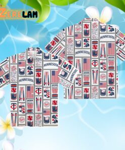 Twins Americana Hawaiian Shirt