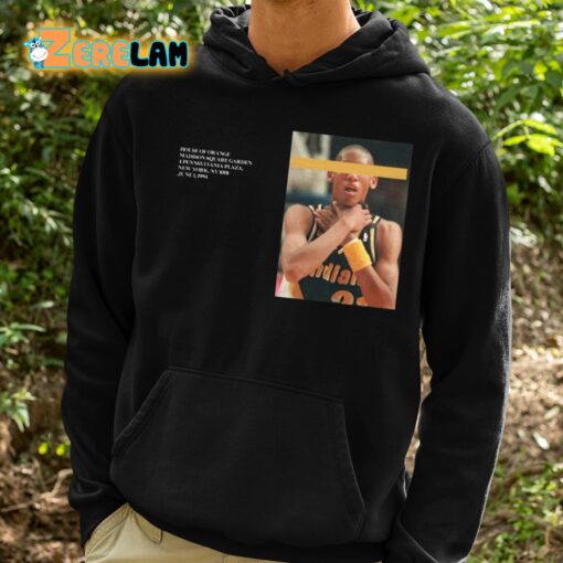 Tyrese Haliburton Wearing Reggie Miller Don’t Choke Sweatshirt