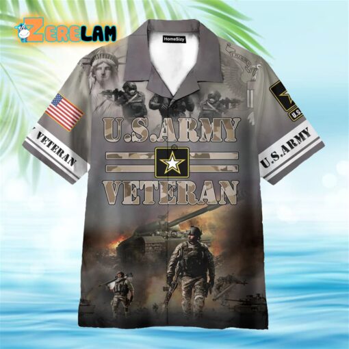 US Army Veteran Hawaiian Shirt