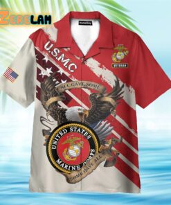 United States Marines Corps Veteran Hawaiian Shirt