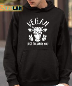 Vegan Just To Annoy You Cow Shirt 4 1