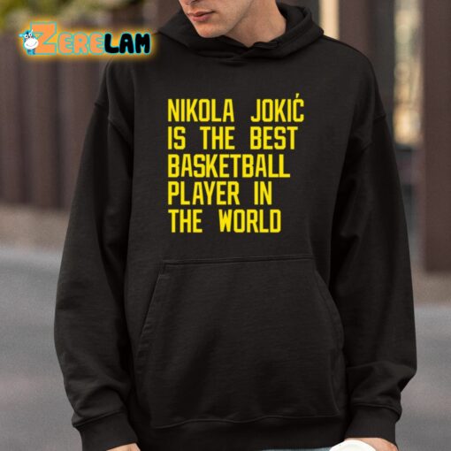 Vic Lombardi Nikola Jokic Best Basketball Player In The World Shirt