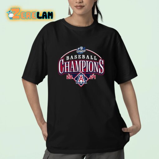 Wildcats 2024 Pac-12 Baseball Conference Tournament Champions Curveball Break Shirt