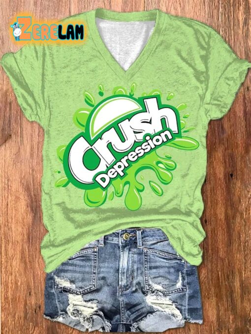Women’s Crush Mental Health Print T-Shirt