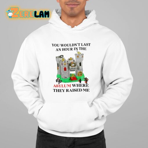 You Wouldn’t Last An Hour In The Asylum Where They Raised Me Shirt