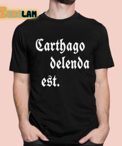 Zuck Bucks Carthago Delenda Est Shirt