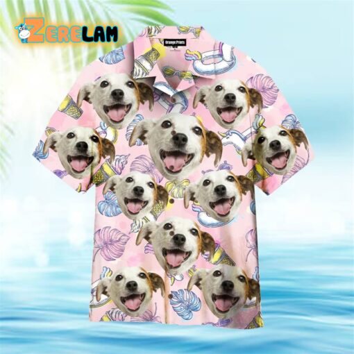 Dog And Summer Unicorn Hawaiian Shirt