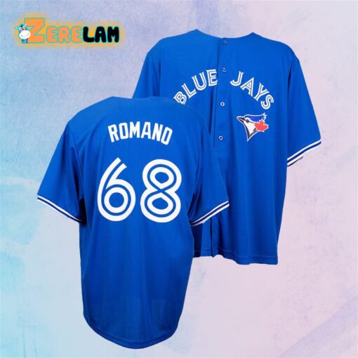 Blue Jays Jordan Romano Blue Jersey 2024 Giveaway