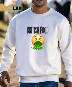 British Food Emoji Vomiting Funny Shirt 3 1