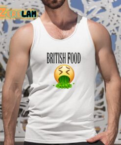 British Food Emoji Vomiting Funny Shirt 5 1