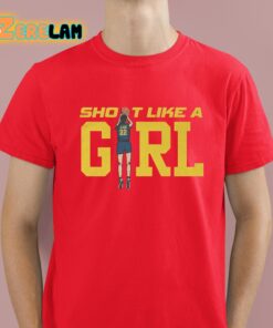 Caitlin Clark Shoot Like A Girl Shirt 8 1