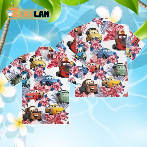 Car Mcqueen Tropical Hawaiian Shirt