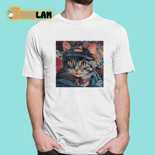 Cat Wear The Cwif Hat Shirt