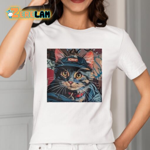 Cat Wear The Cwif Hat Shirt