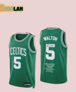 Celtics Bill Walton Memorial Jersey