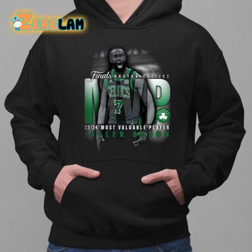 Celtics Finals 2024 Most Valuable Player MVP Jaylen Brown Shirt