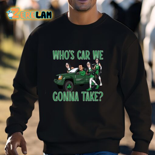 Celtics Jayson Tatum Who’s Car We Gonna Take Shirt