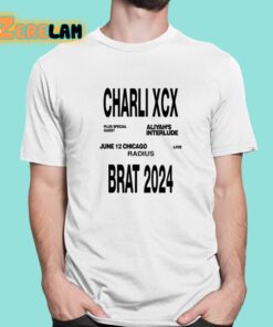 Charli Xcx Plus Special Guest Aliyah’s Interlude June 12 Chicago Shirt