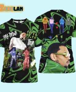 Chris Brown The 11 11 Tour 2024 3D Shirt