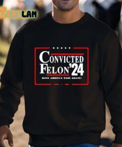 Convicted Felon 24 Make America Sane Again Shirt 3 1