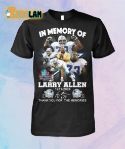 Cowboys In Memory Of Larry Allen 1971 2024 Thank You For The Memories Hall Of Fame Shirt 1