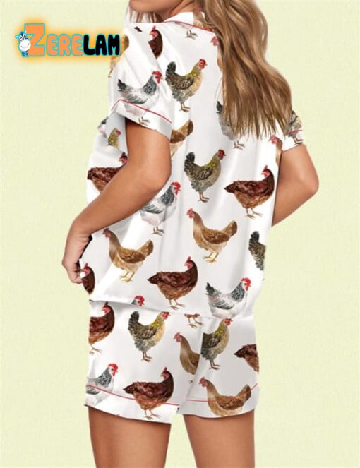 Crazy Chicken Lady Pajama Set