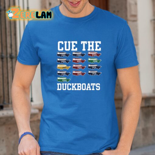 Cue The Duckboats 2024 Shirt