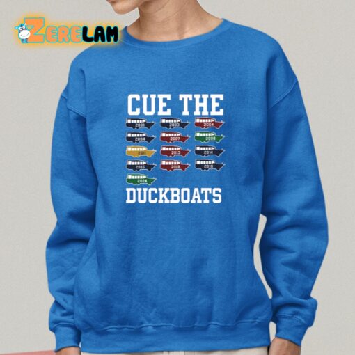 Cue The Duckboats 2024 Shirt